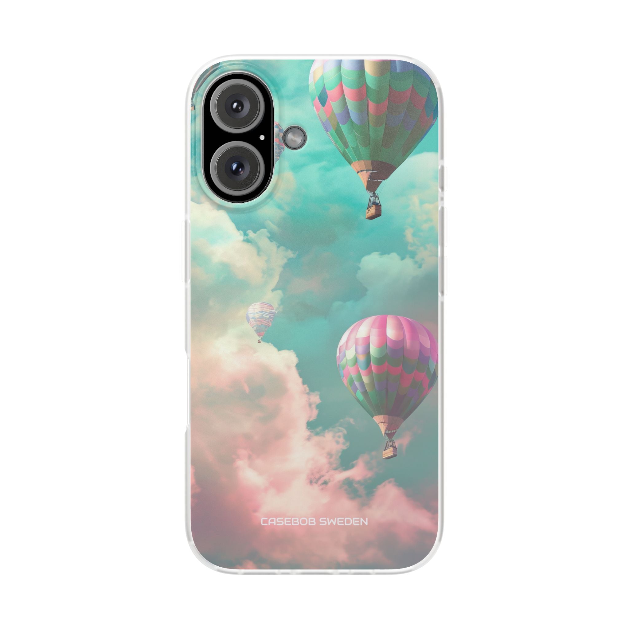 Pastel Balloon Adventure - Flexi iPhone 16 Phone Case