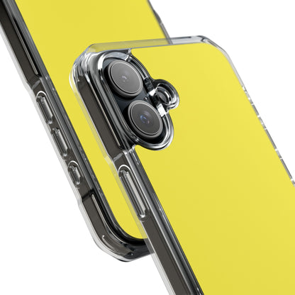 Lemon Yellow - Clear Impact iPhone 16 Phone Case