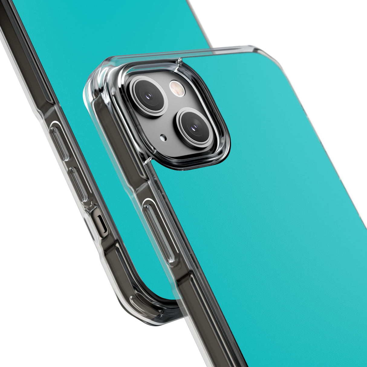 Dark Turquoise | Phone Case for iPhone (Clear Impact Case - Magnetic)