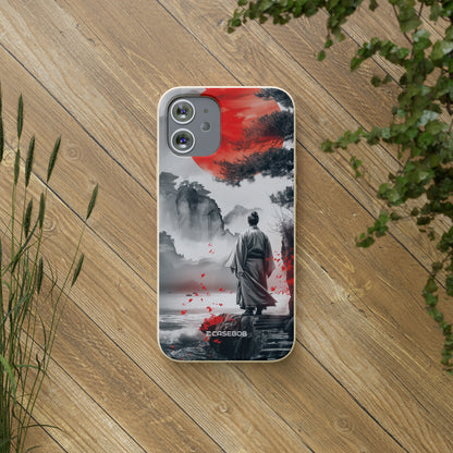 Serene Samurai Sunrise | Biodegradable Phone Case