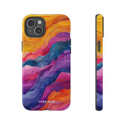 Vibrant Flow iPhone 15 Plus Case - Tough