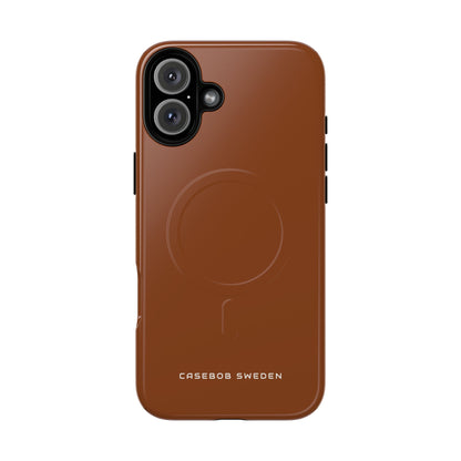 Saddle Brown iPhone 16 | Tough+ Phone Case