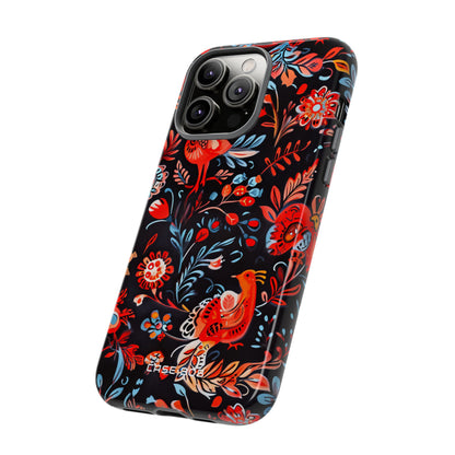 Vivid Birdscape iPhone 14 Pro Max Case - Tough