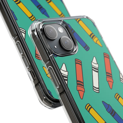 Crayons Dance Playfully iPhone Case - Impact