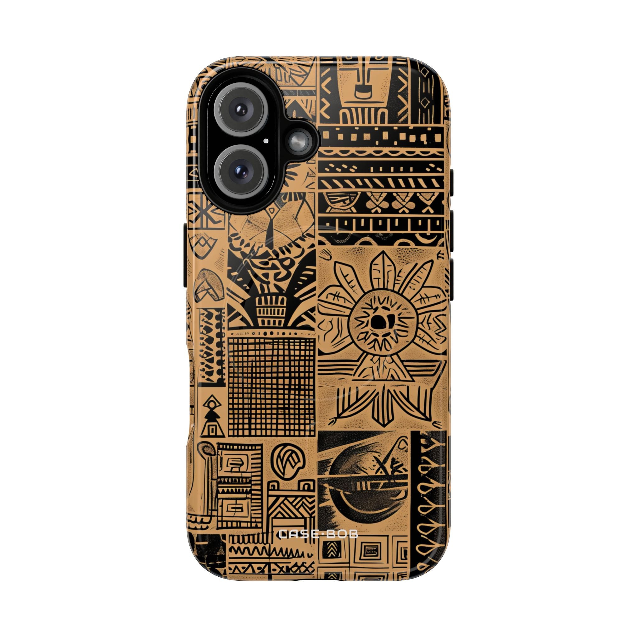 Tribal Faces iPhone 16 Case - Tough+