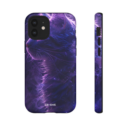 Mystical Starlit Cat - iPhone Case