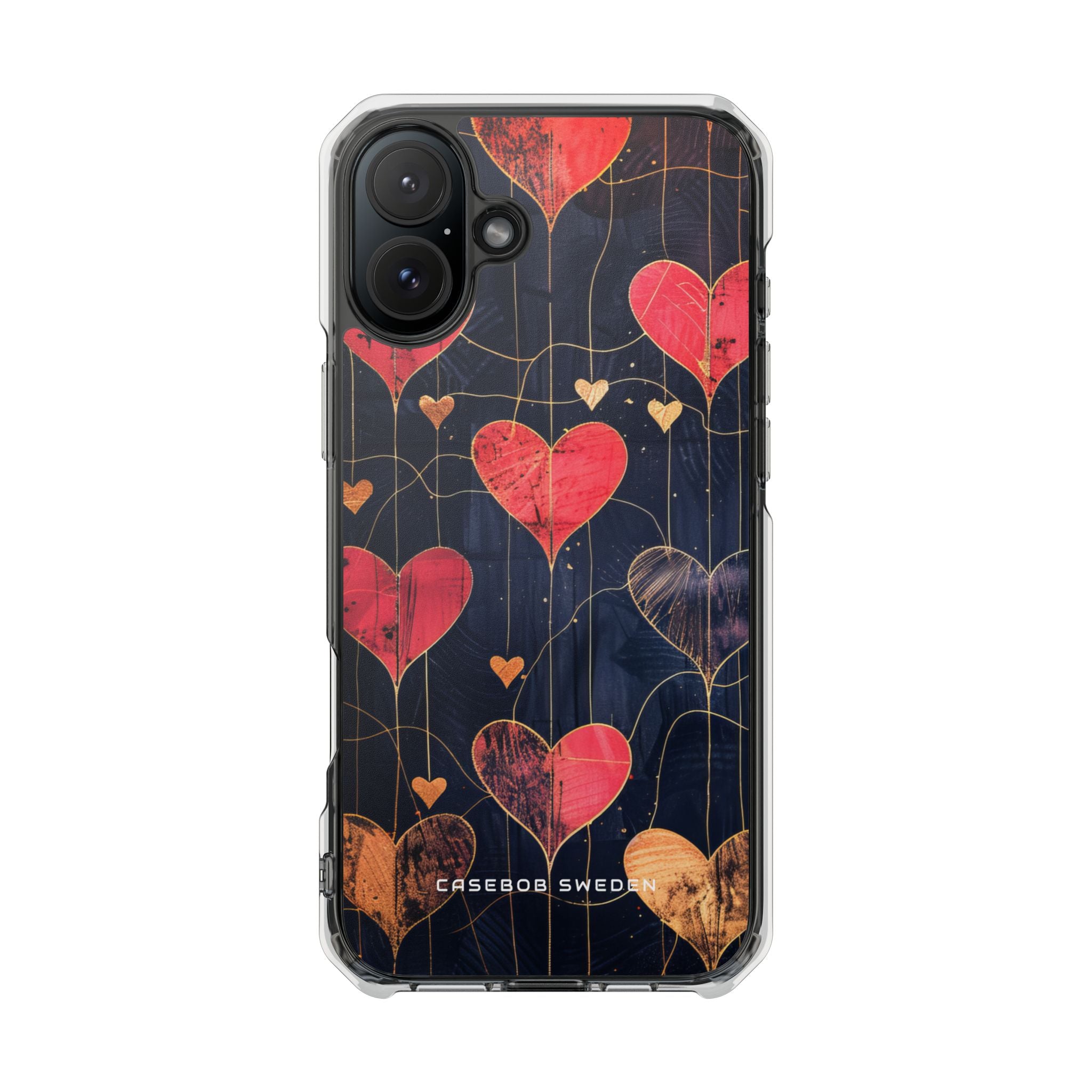 Gradient Heartflow Harmony iPhone 16 - Clear Impact Phone Case