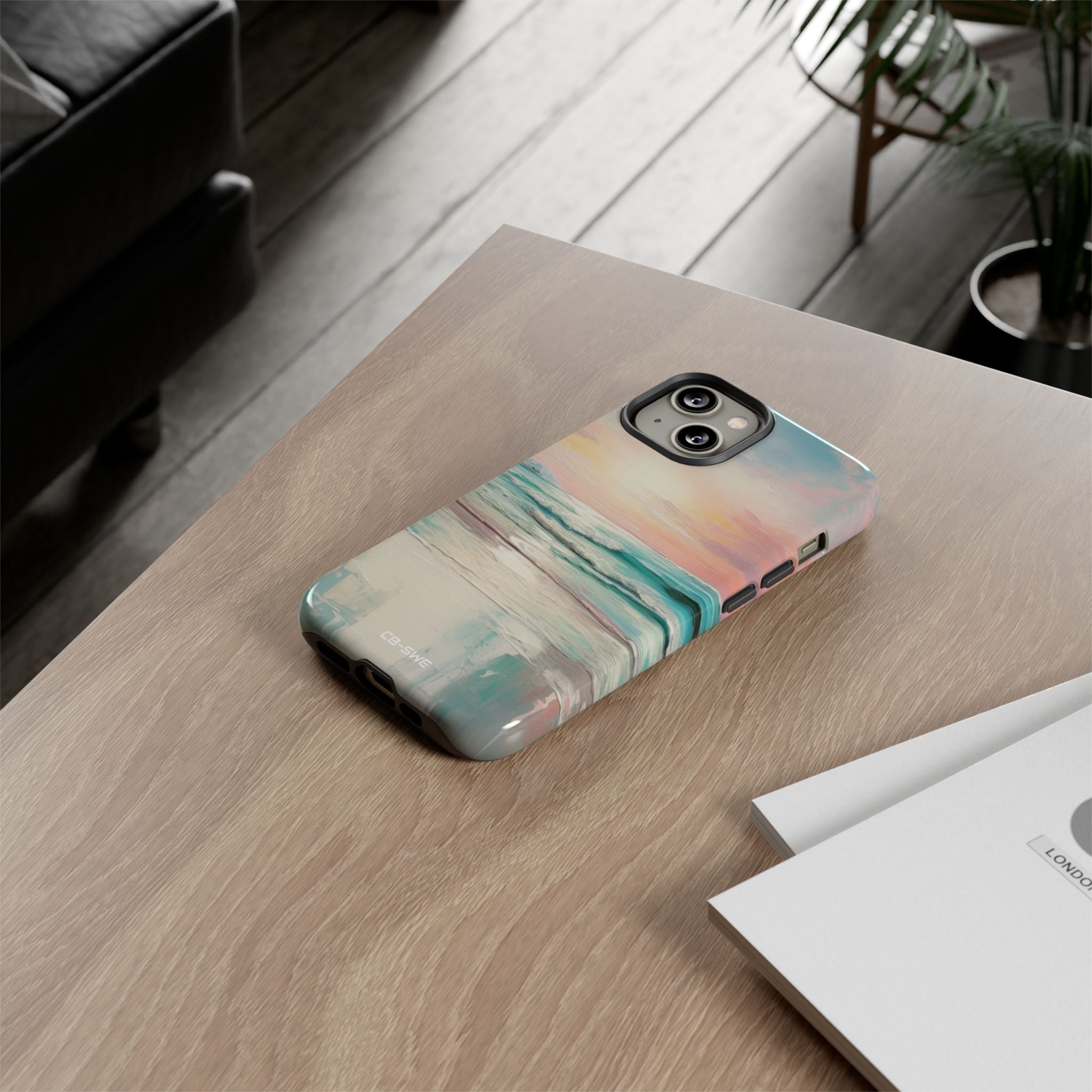 Waves Glistening Softly - iPhone Case