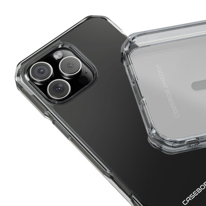 Charcoal Black - Clear Impact iPhone 16 Phone Case