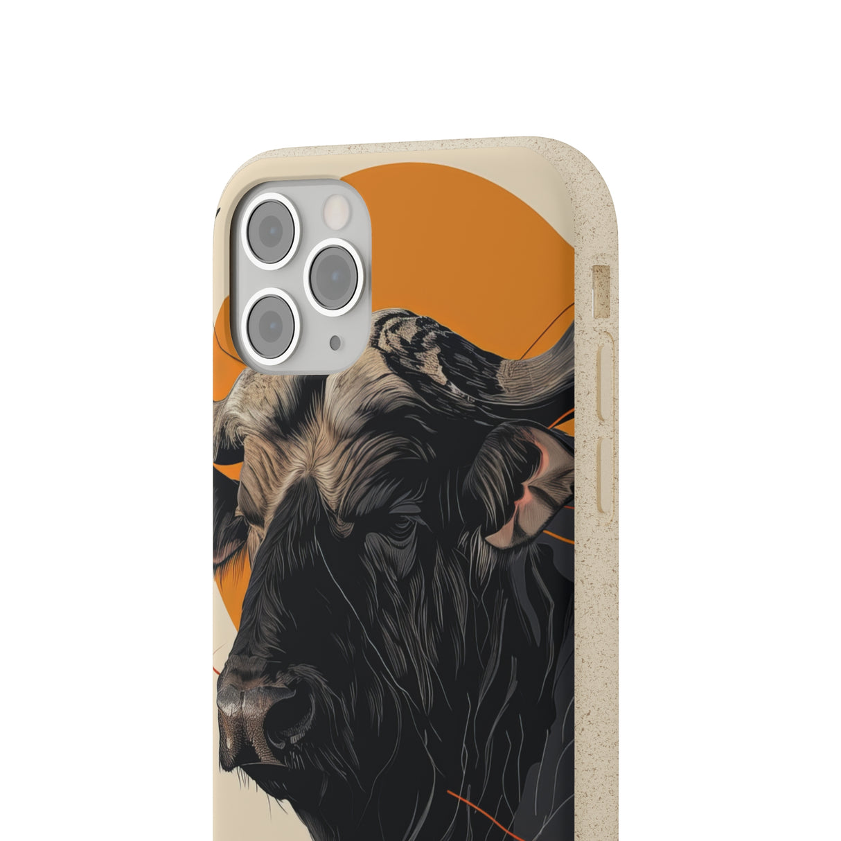 Majestic Buffalo Sun | Biodegradable Phone Case