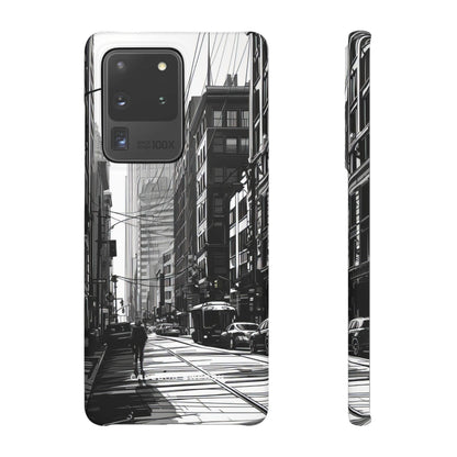 Urban Cityscape Line Perspective Samsung S20 - Slim Phone Case