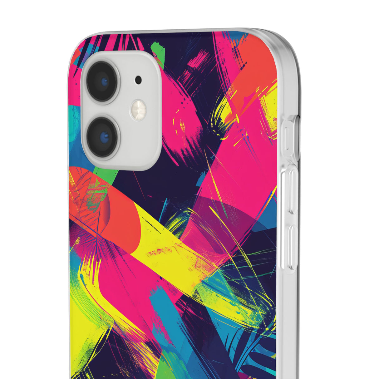 Pantone Neon Patterns | Handyhülle für iPhone (Flexible Hülle)