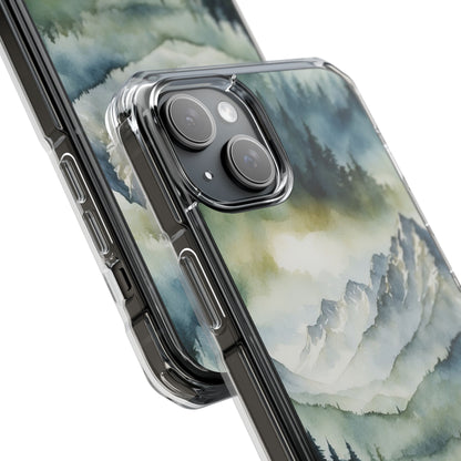 Misty Peaks Emerge iPhone Case - Impact
