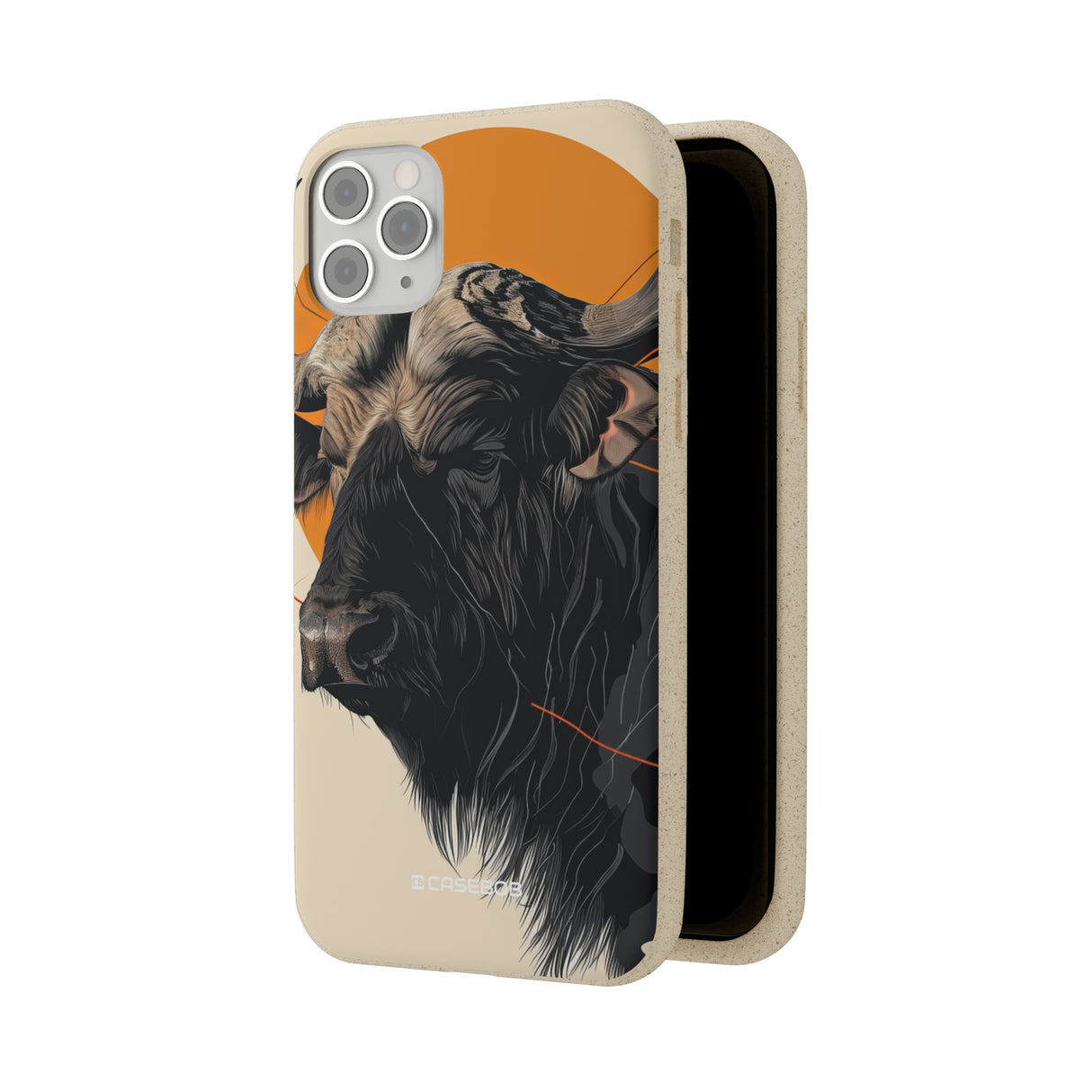 Majestic Buffalo Sun | Biodegradable Phone Case