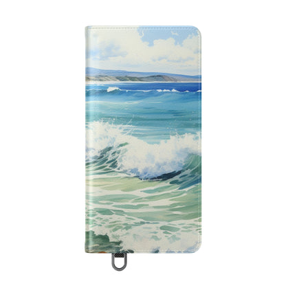 Foaming Blue Waves - Samsung S25 Ultra Case - Wallet