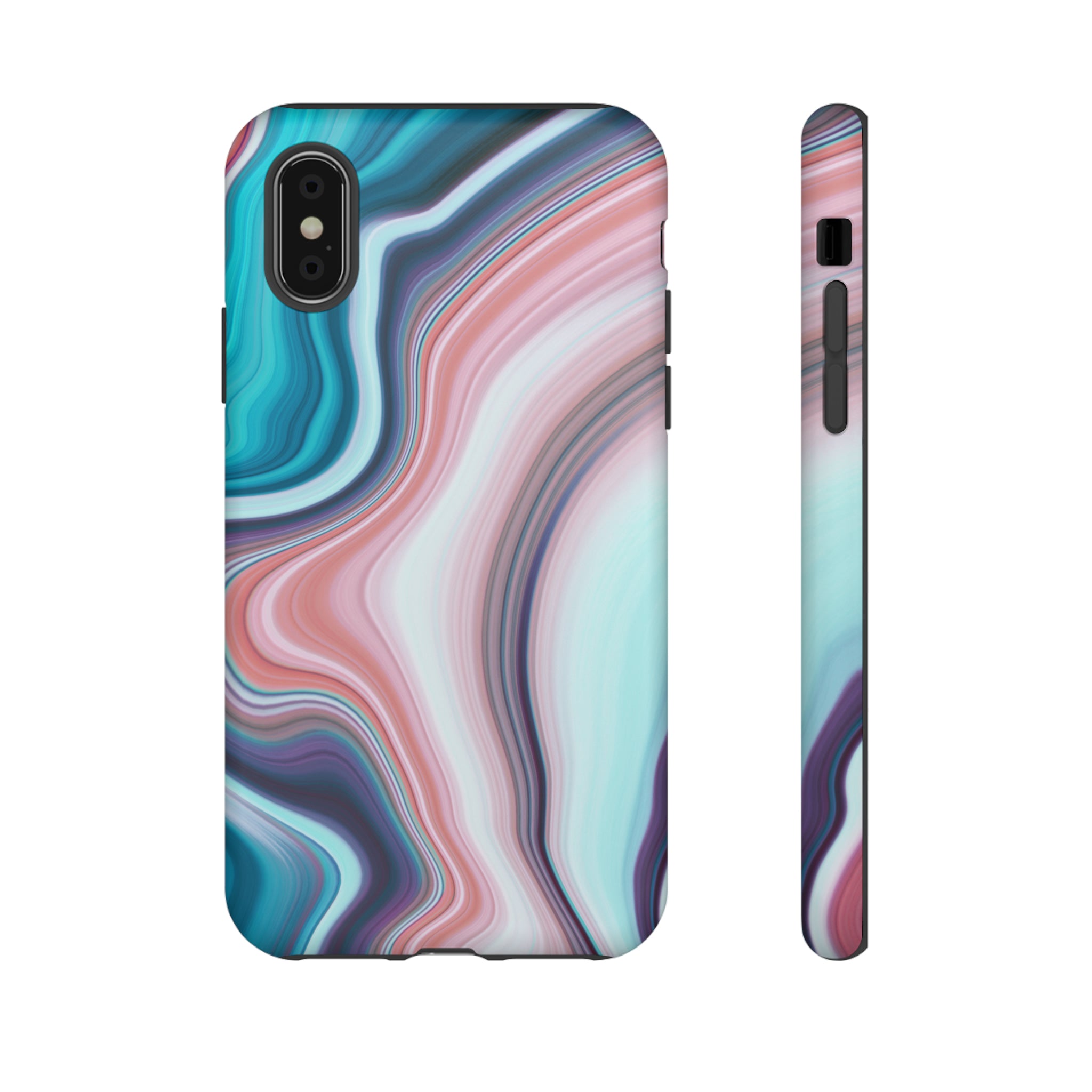 Pink Swirls - Protective Phone Case