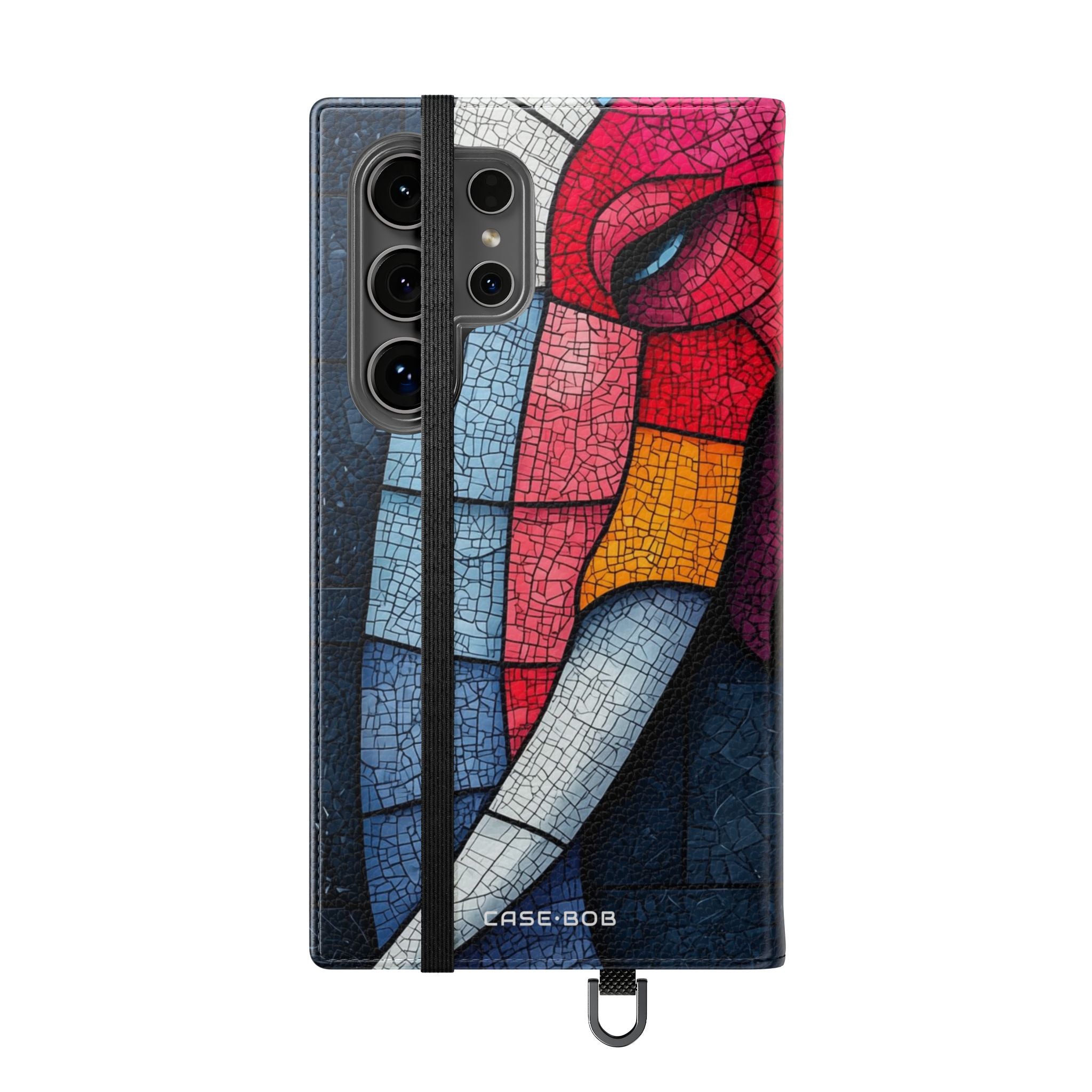 Blue Mosaic Elephant - Samsung S24 Ultra Case - Wallet