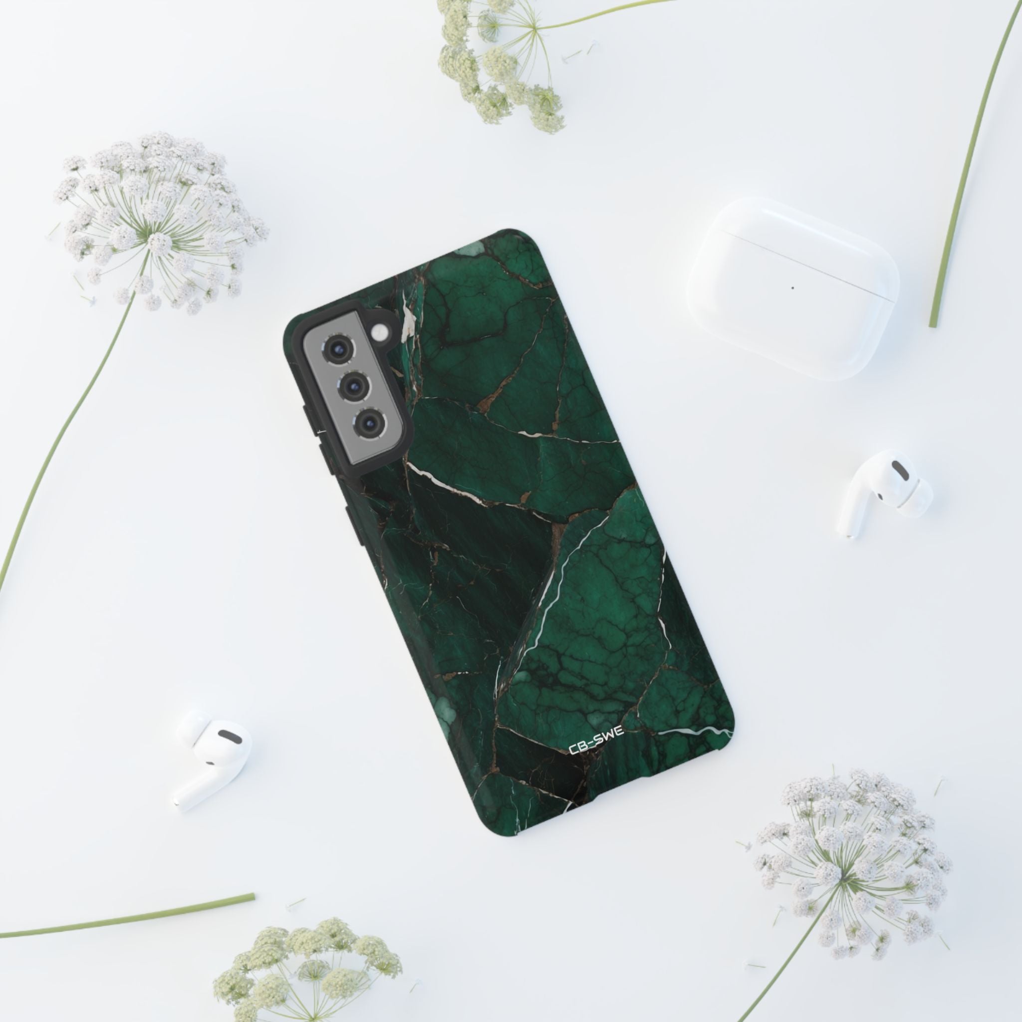 Emerald Veins Flow - Samsung Case