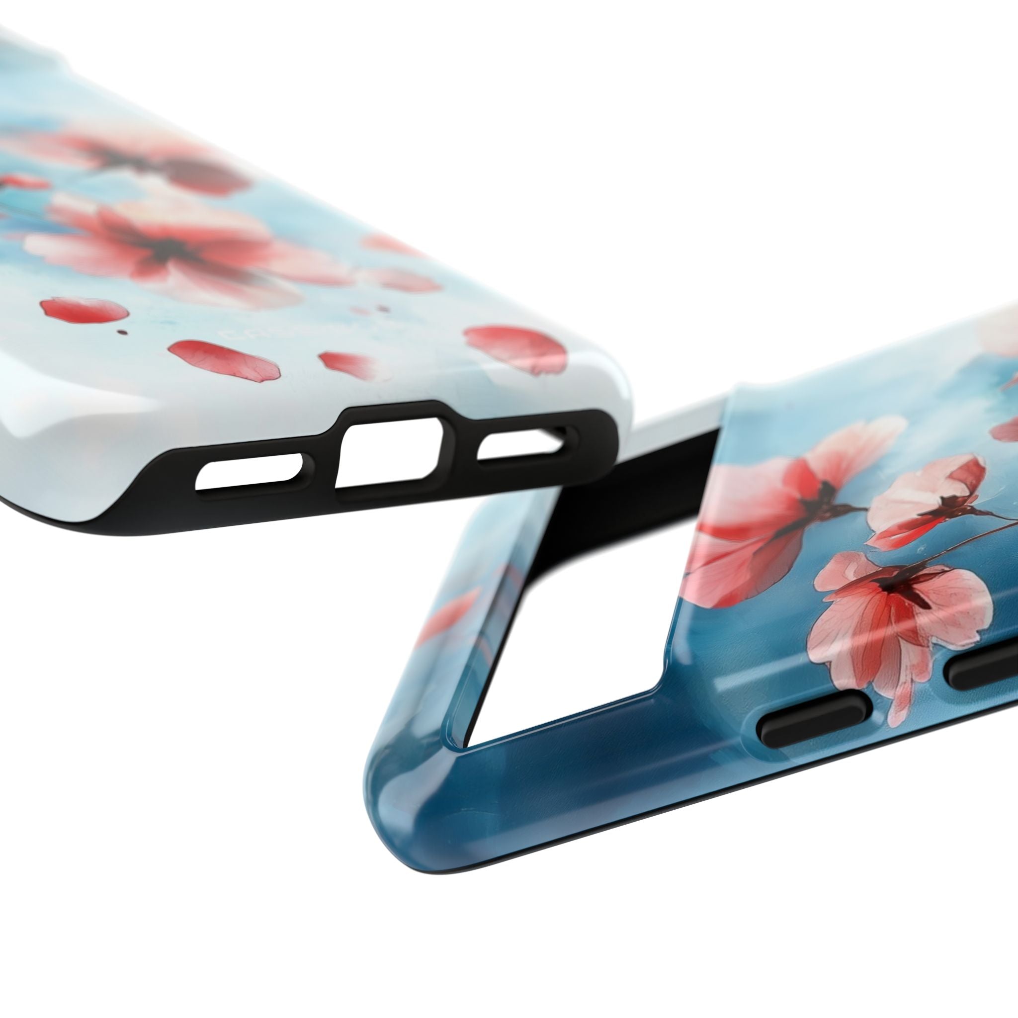 Pink Blossom Drift Google Pixel 8 Case - Tough