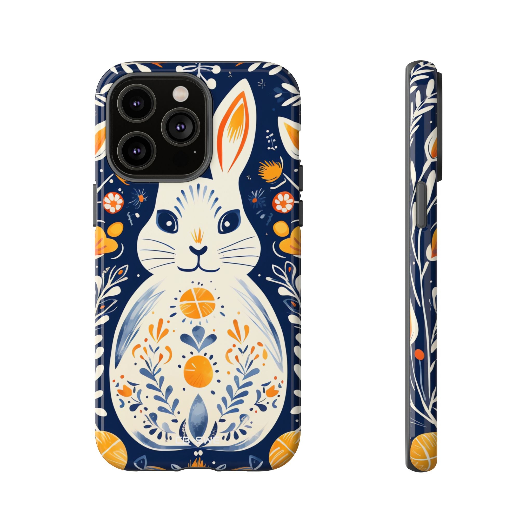 Floral Rabbit Joy - iPhone Case