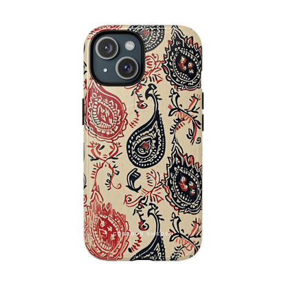 Vintage Paisley Elegance iPhone 15 | Tough+ Phone Case