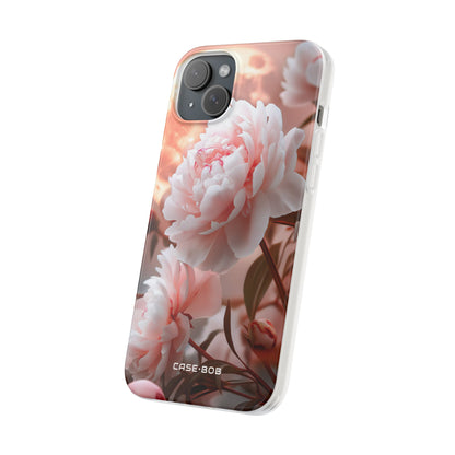 Peony Moonlight iPhone 15 Plus Case - Soft