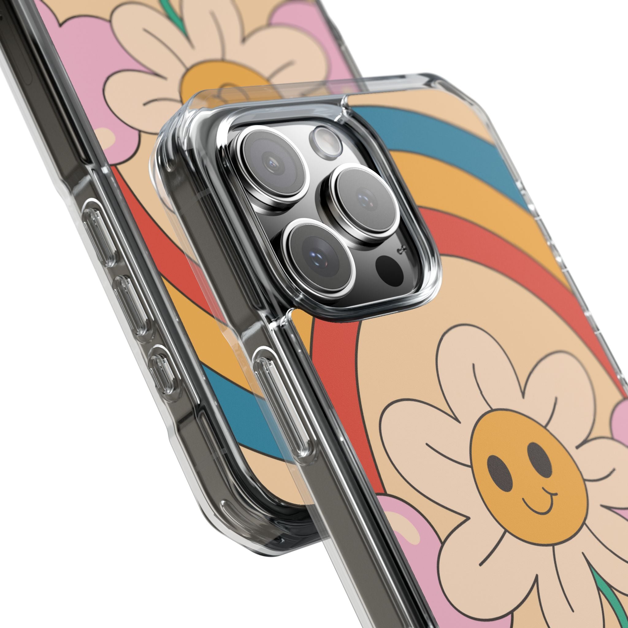 Joyful Retro Bloom iPhone Case - Impact