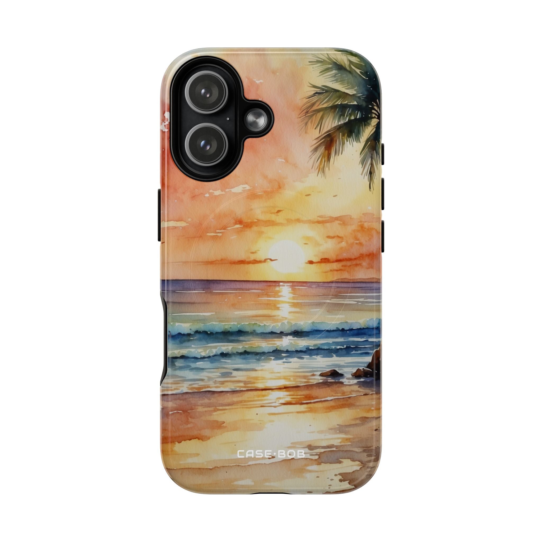 Sunset Palm iPhone 17 Case - Tough+