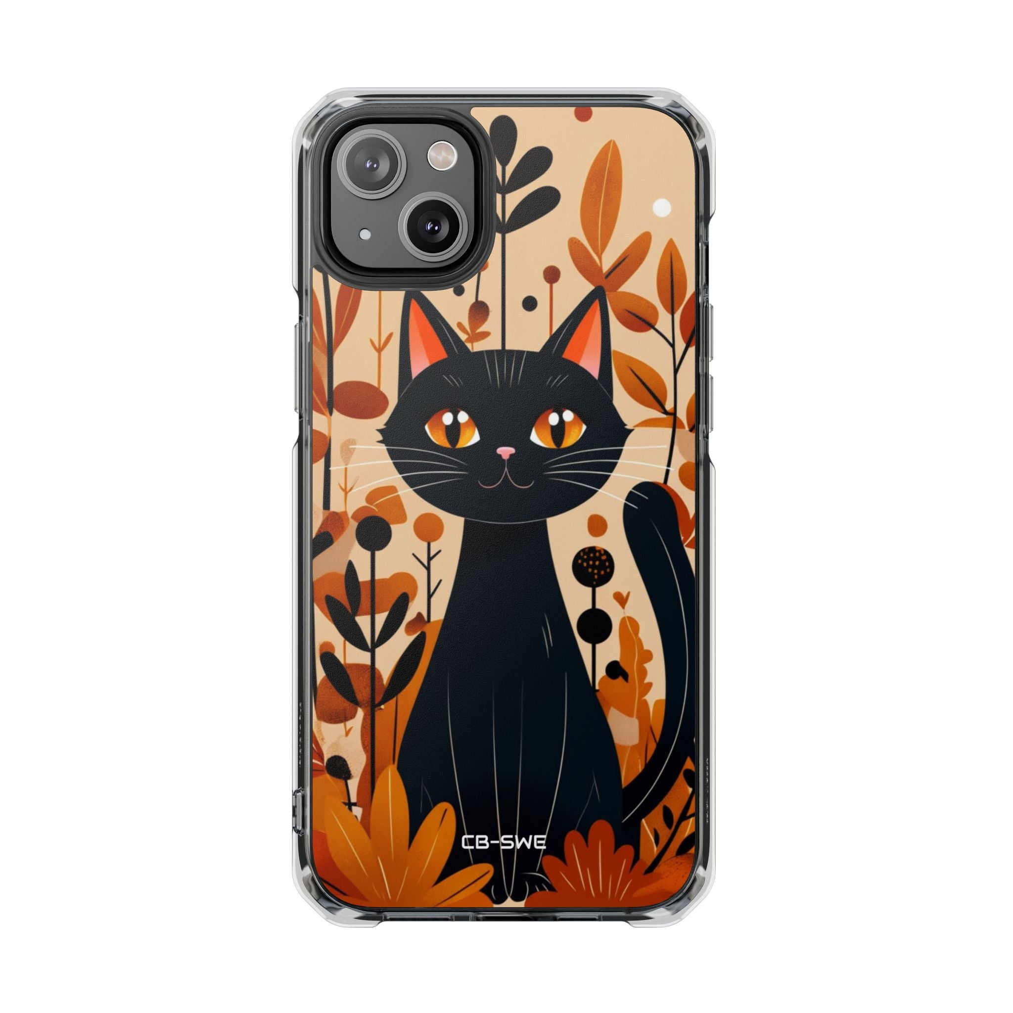 Autumnal Cat Whimsy iPhone Case - Impact
