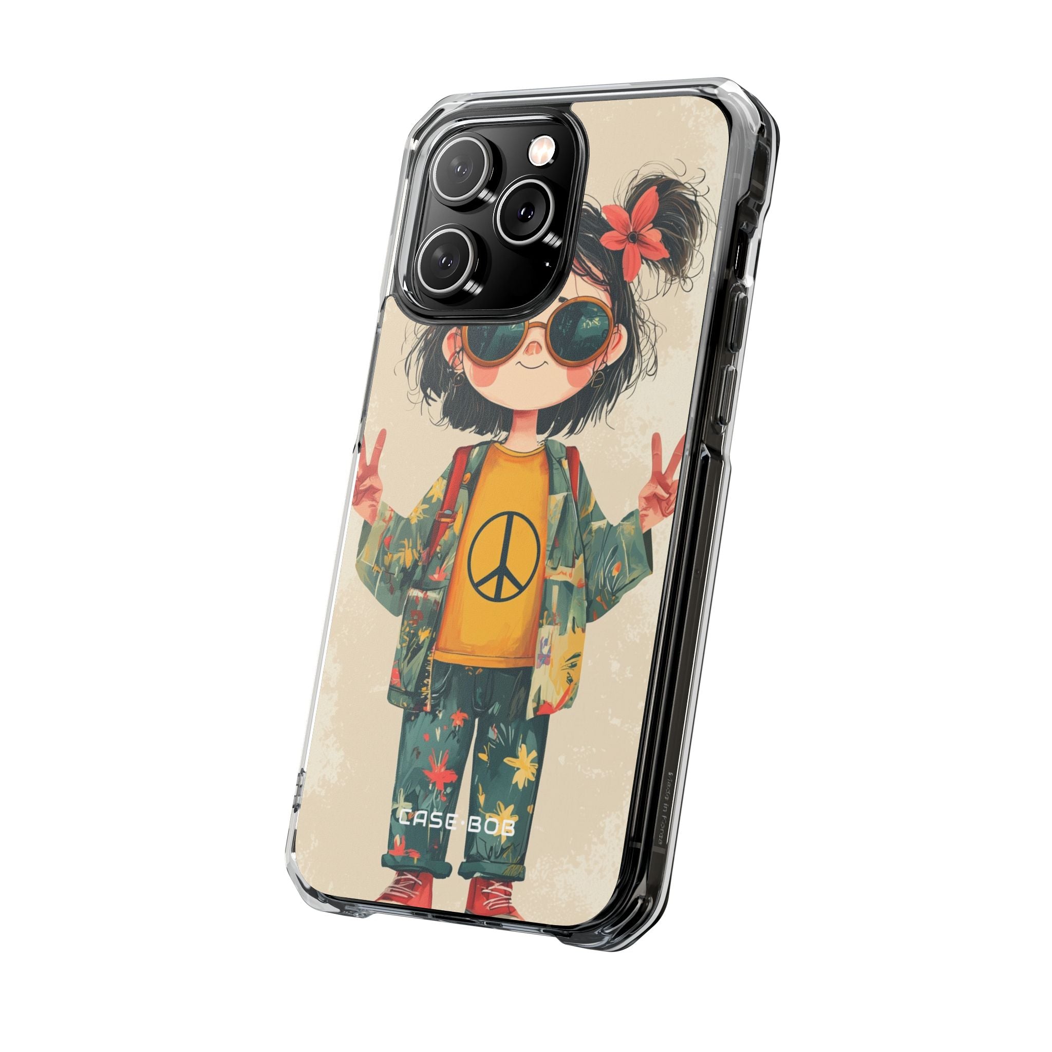Peace Pigtails iPhone 14 Pro Max Case - Impact