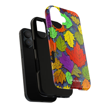 Vivid Leafburst iPhone 16 Case - Tough