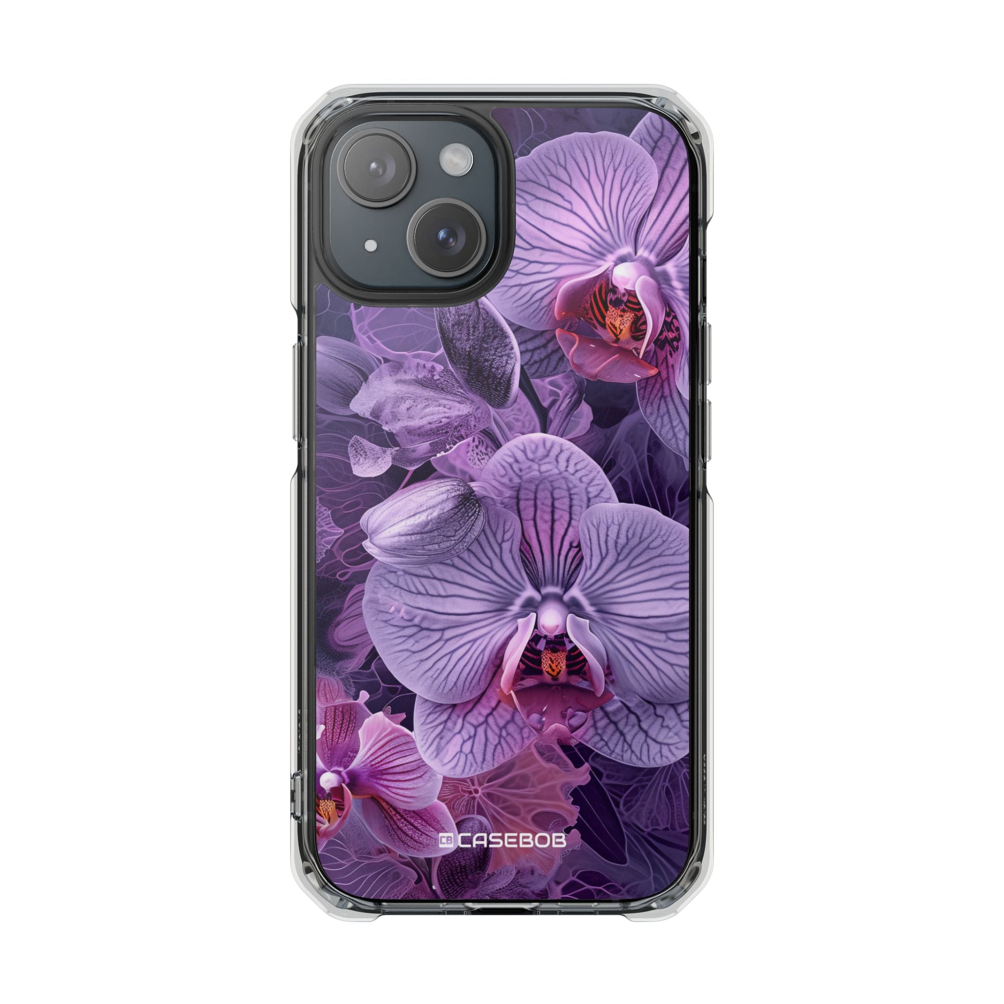 Radiant Orchid  - Clear Impact Case for iPhone