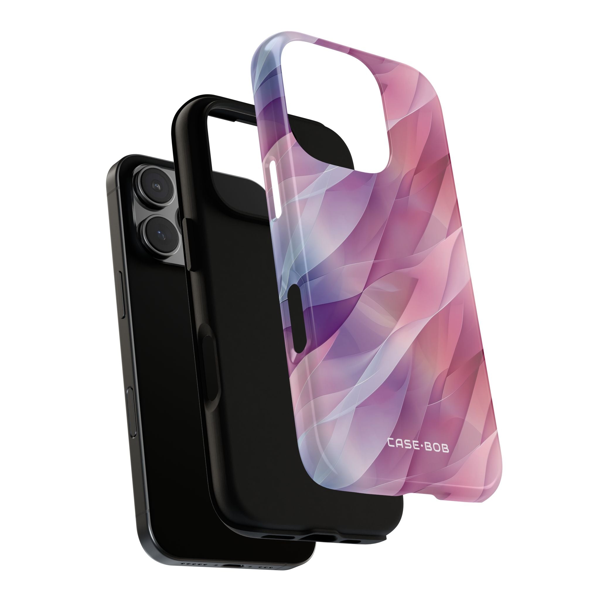 Pink Wave Cascade iPhone 16 Pro Case - Tough