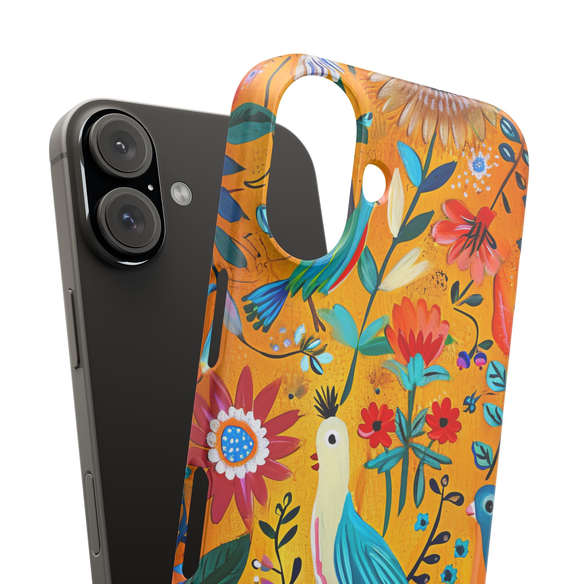 Whimsical Vintage Nature Harmony iPhone 16 - Slim Phone Case