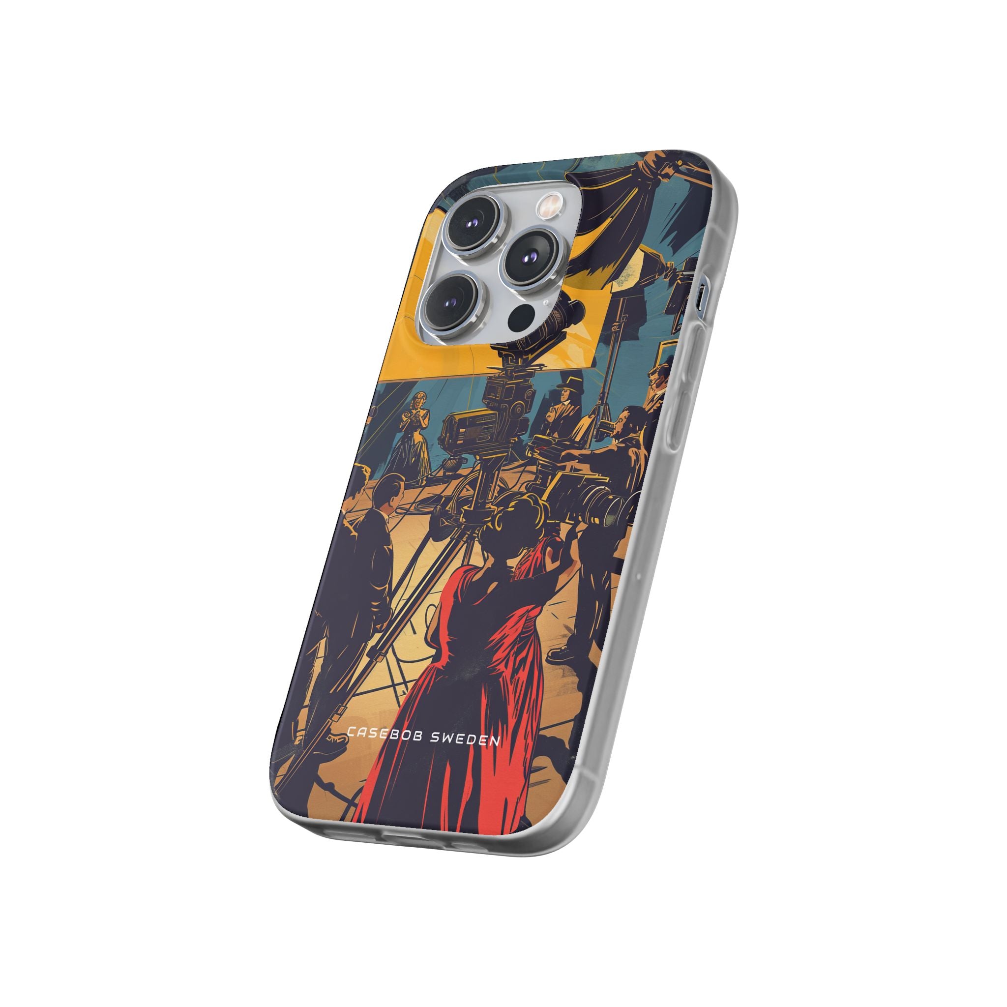 Golden Era Cinematic Spotlight iPhone 14 - Flexi Phone Case