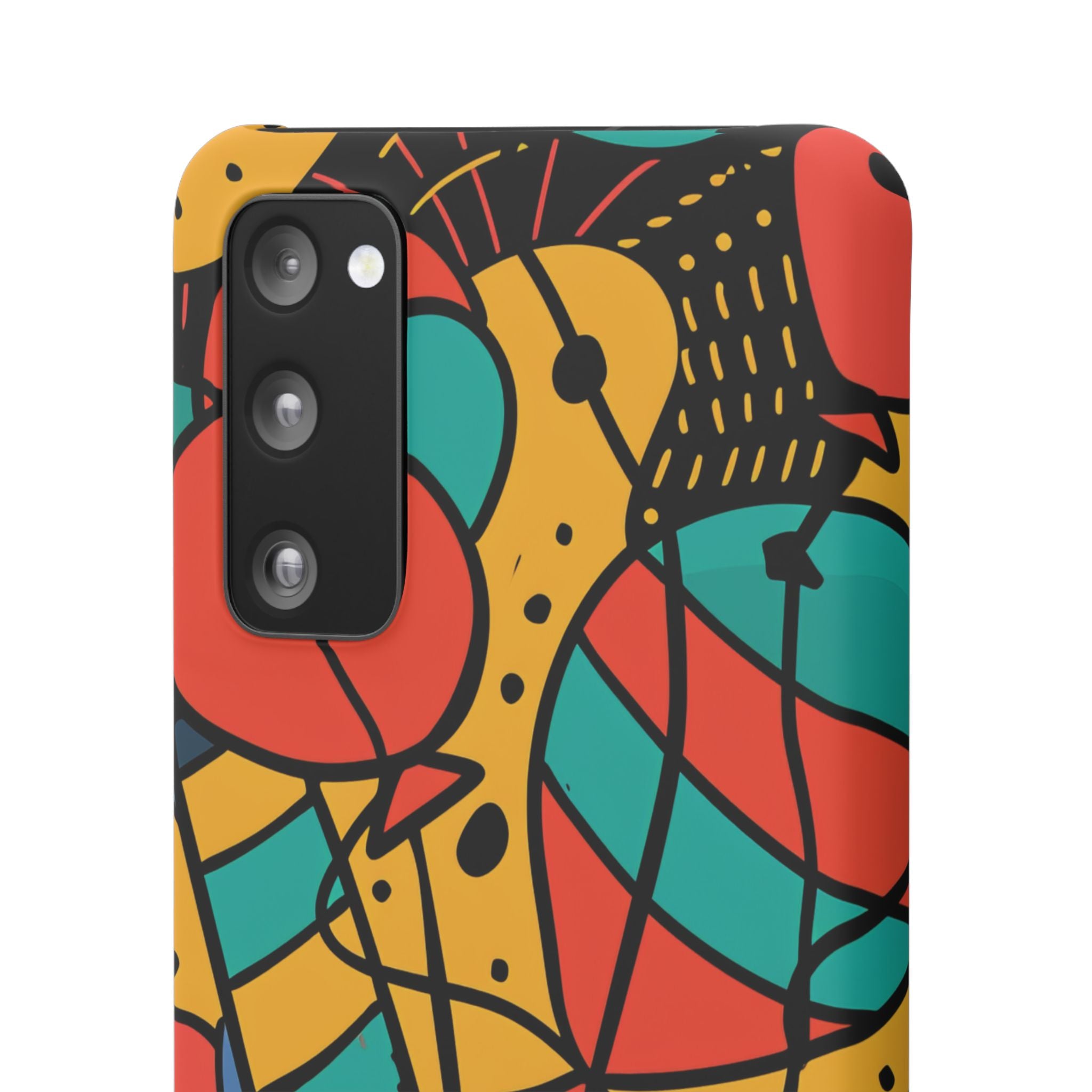 Playful Lines in Motion Samsung S20 - Slim Phone Case