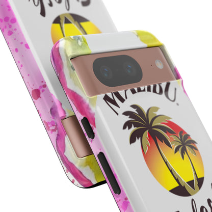 Tropical Sunset Splash - Google Pixel Case