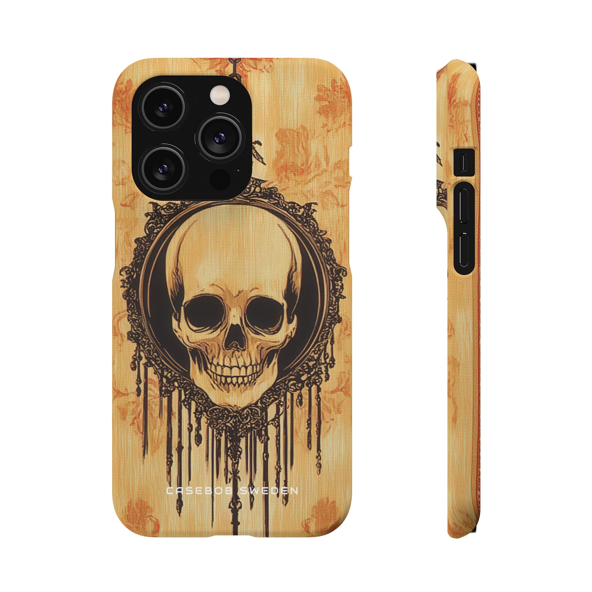 Gothic Skull Elegance iPhone 14 - Slim Phone Case