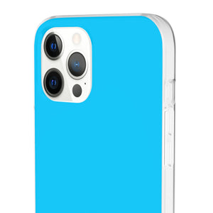 Vivid Sky Blue | Phone Case for iPhone (Flexible Case)