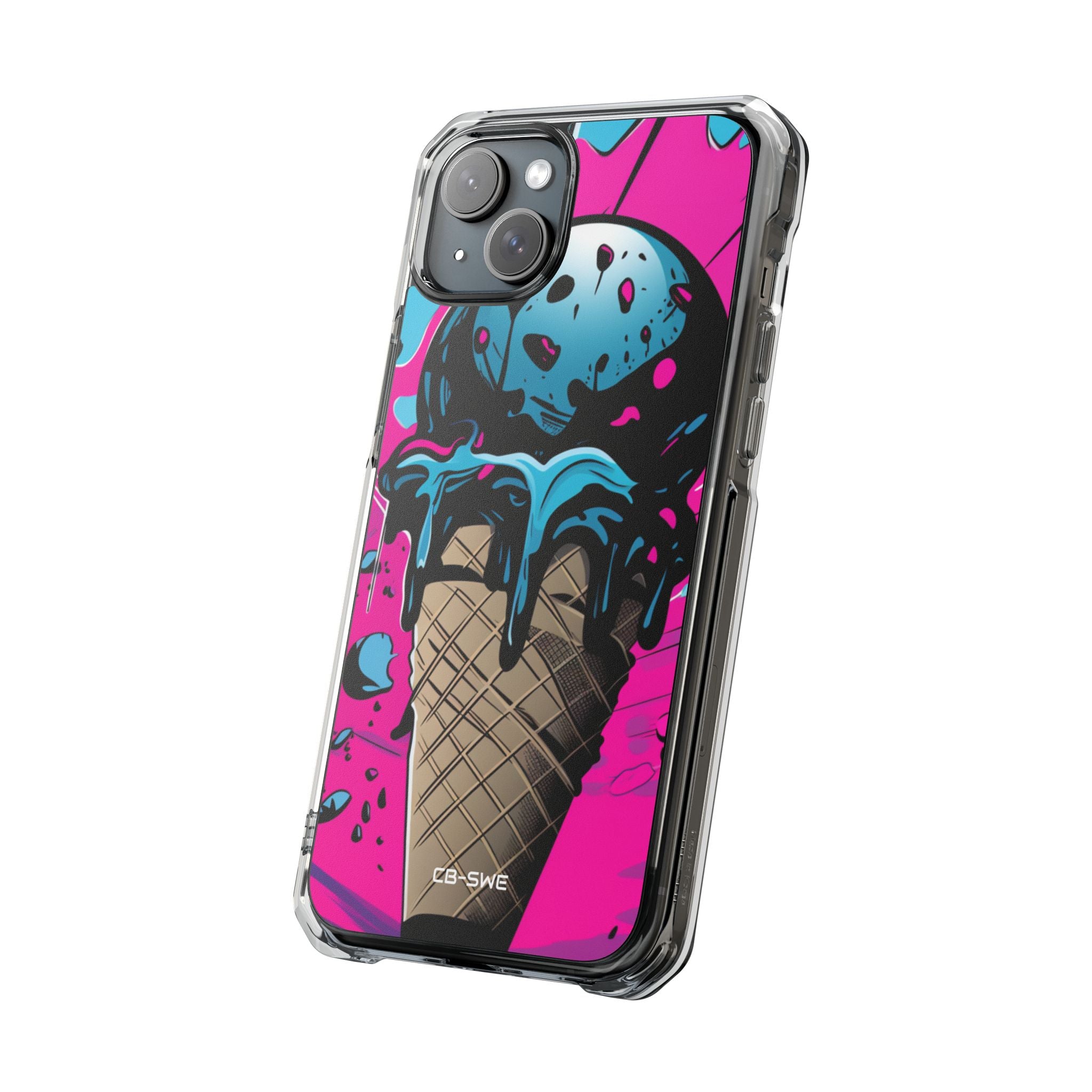 Vibrant Ice Cream Splash iPhone Case - Impact