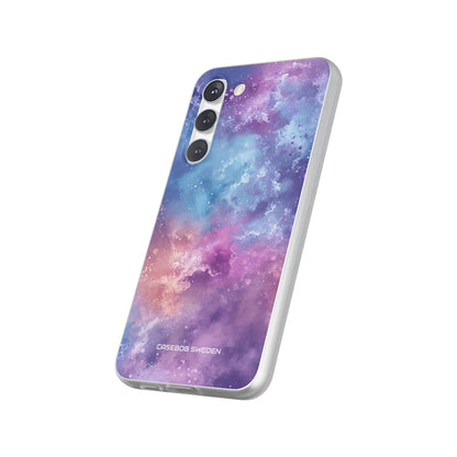 Cosmic Nebula Swirls - Flexi Samsung S23 Phone Case