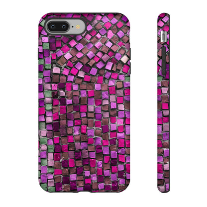 Purple Mosaic - Protective Phone Case