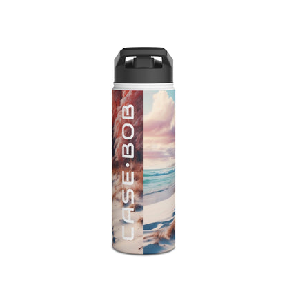 Snowy Footprints - Stainless Steel Water Bottle