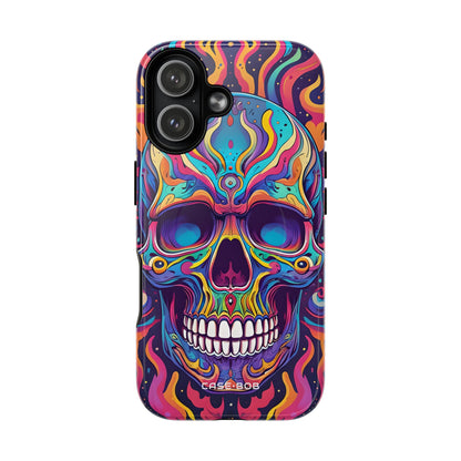 Flaming Skull iPhone 17 Case - Tough+
