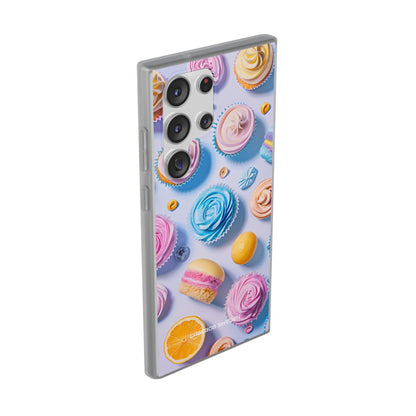 Pastel Whimsy Desserts - Flexi Samsung S23 Phone Case