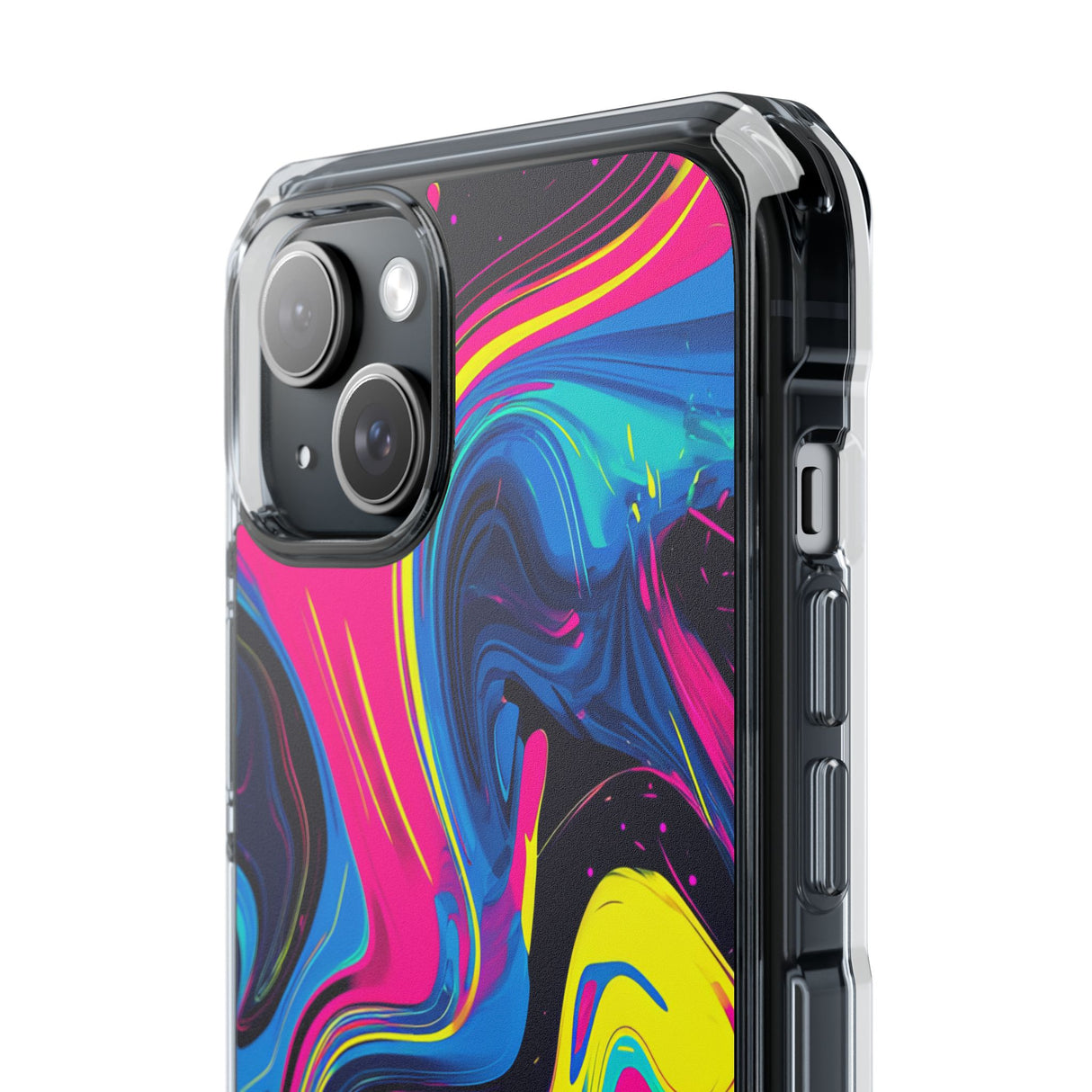 Pantone Neon Patterns | Phone Case for iPhone (Clear Impact Case - Magnetic)