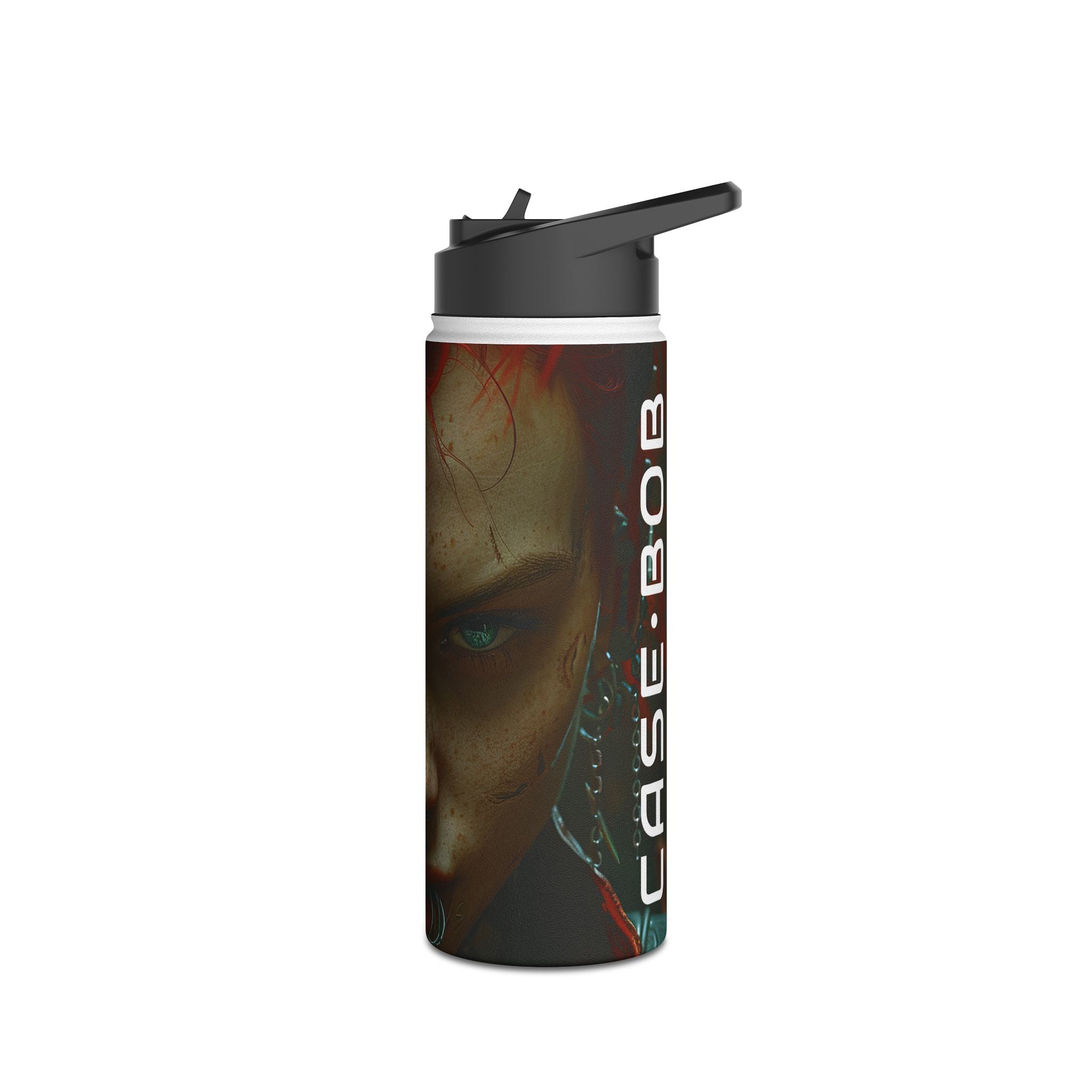 Scarlet Gaze - Stainless Steel Water Bottle