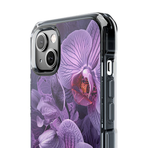 Radiant Orchid Design | Handyhülle für iPhone (Clear Impact Case – magnetisch) 