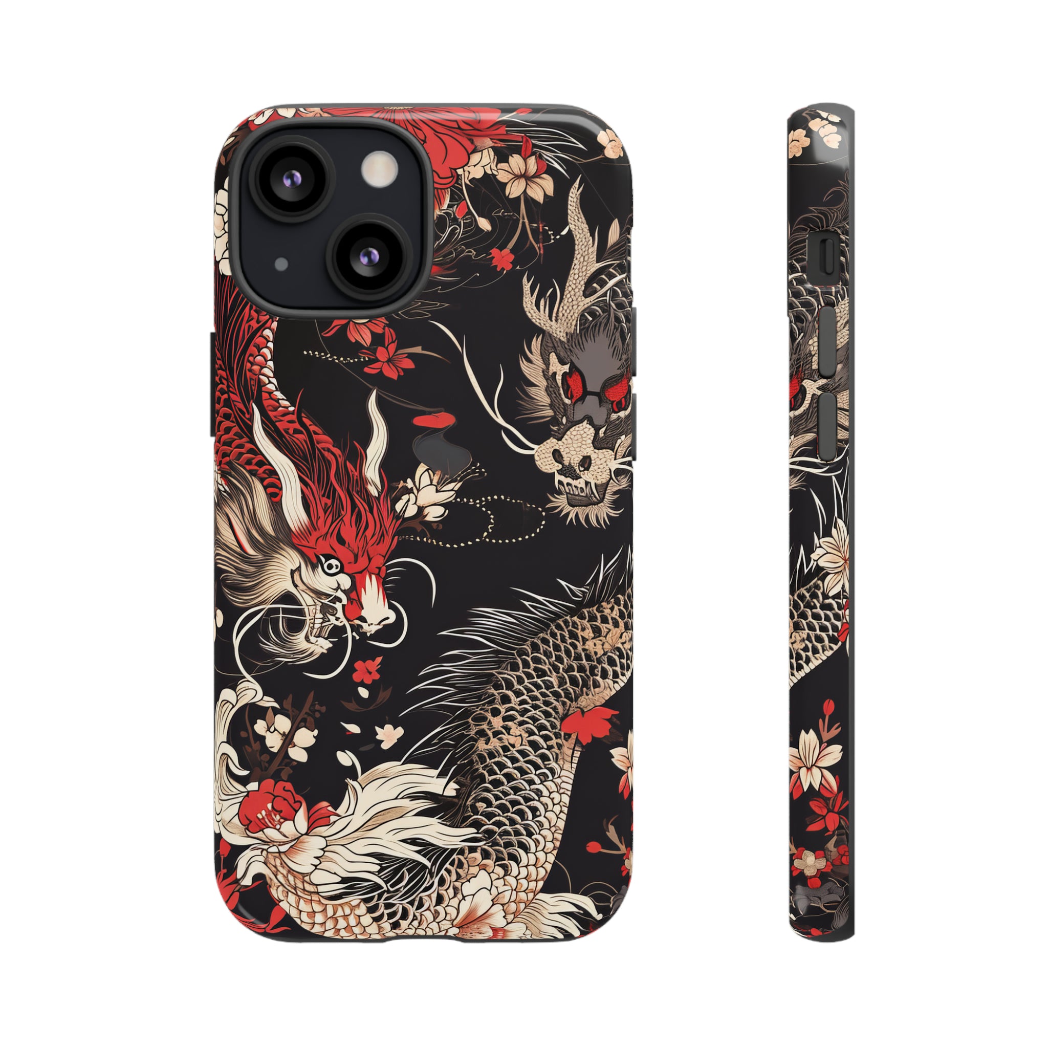 Oni Demons & Sacred Symbols - Protective Phone Case