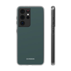 Dunkles Schiefergrau | Handyhülle für Samsung (Flexible Hülle)